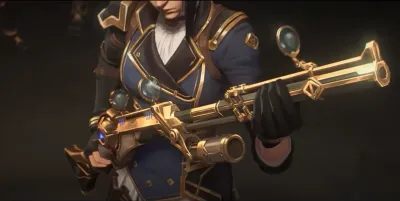 Hextech rifle Arcane season 2 Caitlyn Kiramman cosplay prop