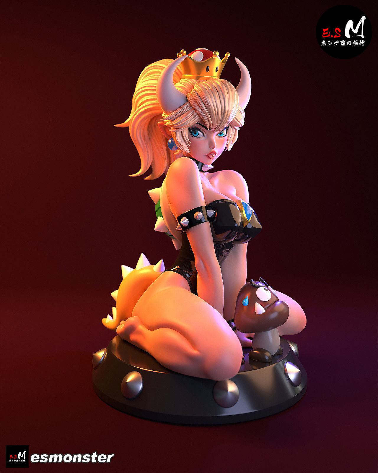 Bowsette Figur / Statue verschiedene Größen - Bild 7 von 12