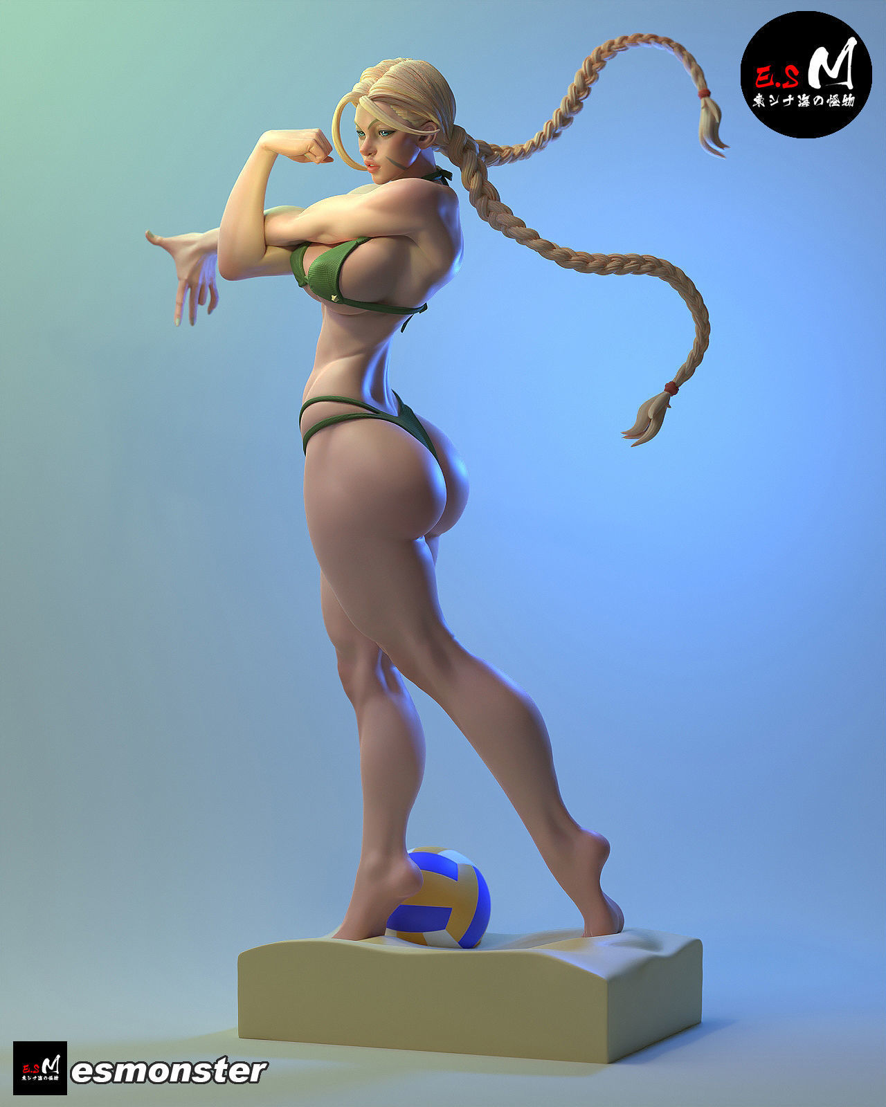 Cammy Swimsuit Figure / Statue various sizes - Picture 9 of 14