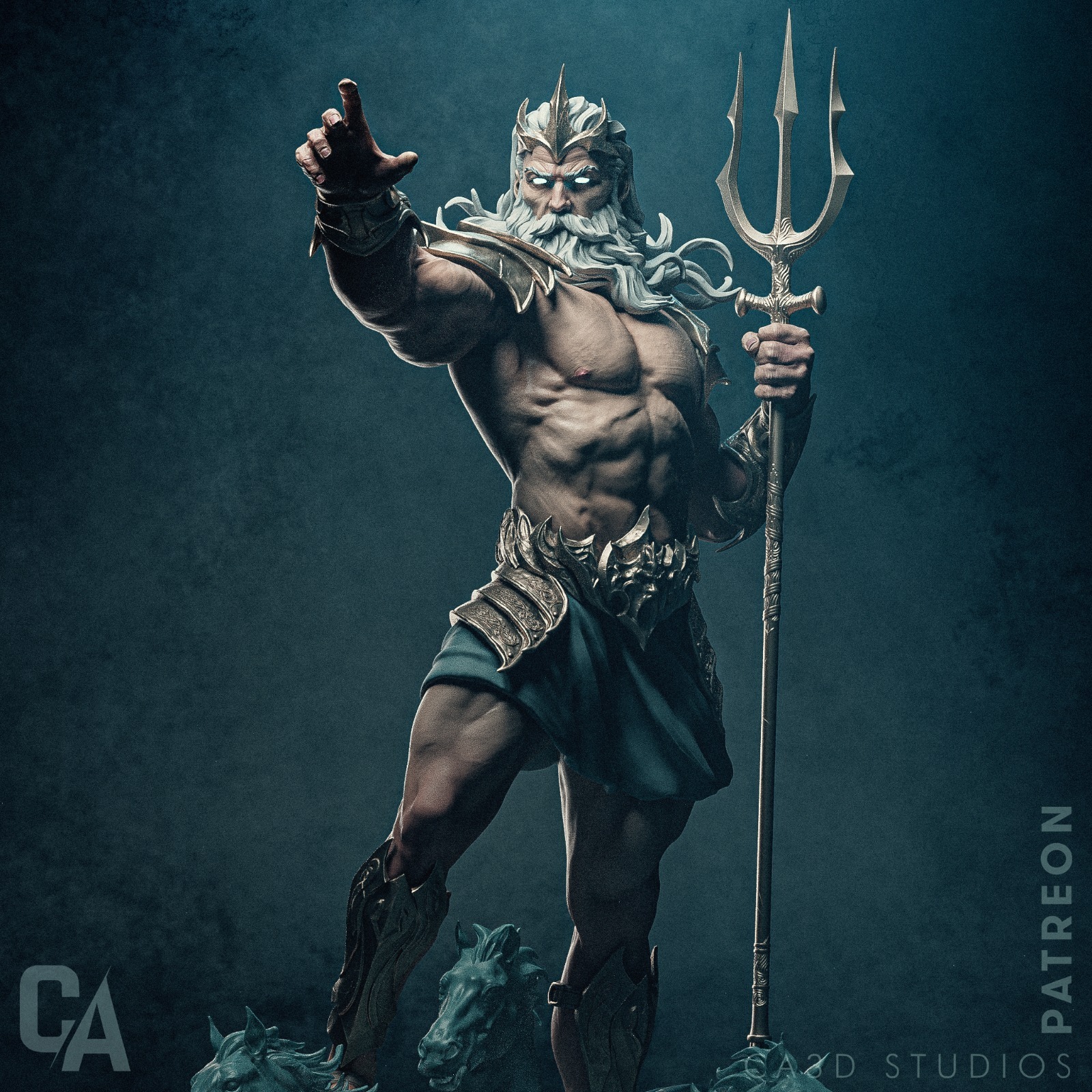 Buy Poseidon Figure / Statue various sizes