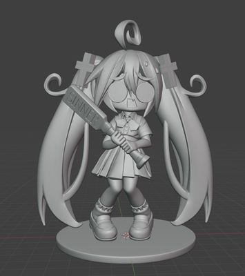 Rotten Girl Miku Resin Figure / Statue various sizes