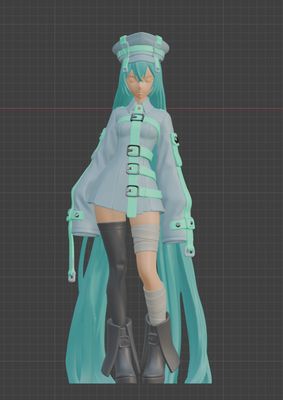 Bedlam Miku Resin Figure / Statue various sizes