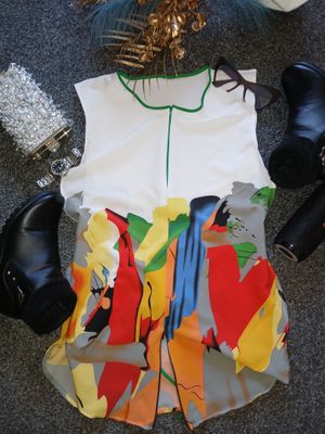 Canvas Bloom Sleeveless Top