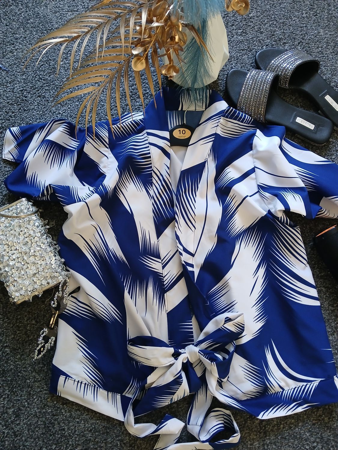 Ocean Breeze Wrap Top