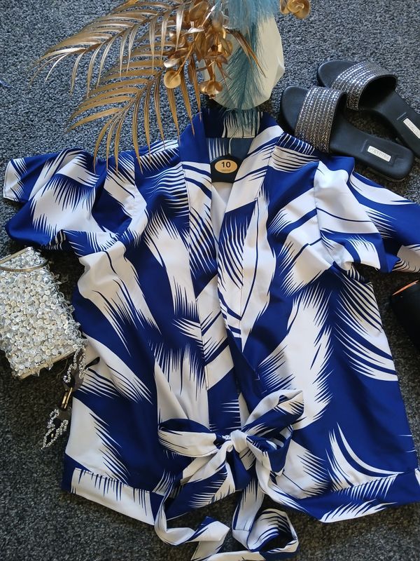 Ocean Breeze Wrap Top