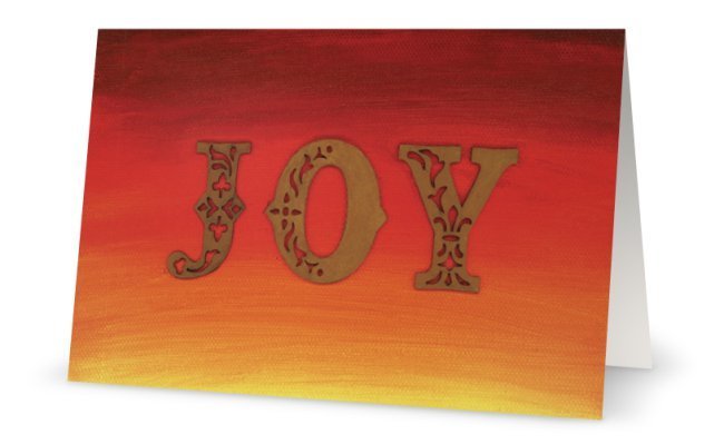 Christmas Cards: "JOY" (10/pack)