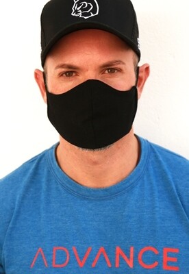 FACE MASK - UNISEX ADULT, BLACK