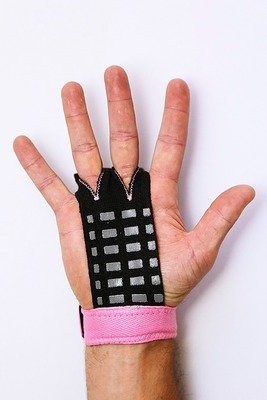 2 FINGER GRIPS | PINK &amp; BLACK