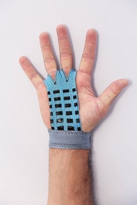 2 FINGER GRIPS | BLUE STEEL