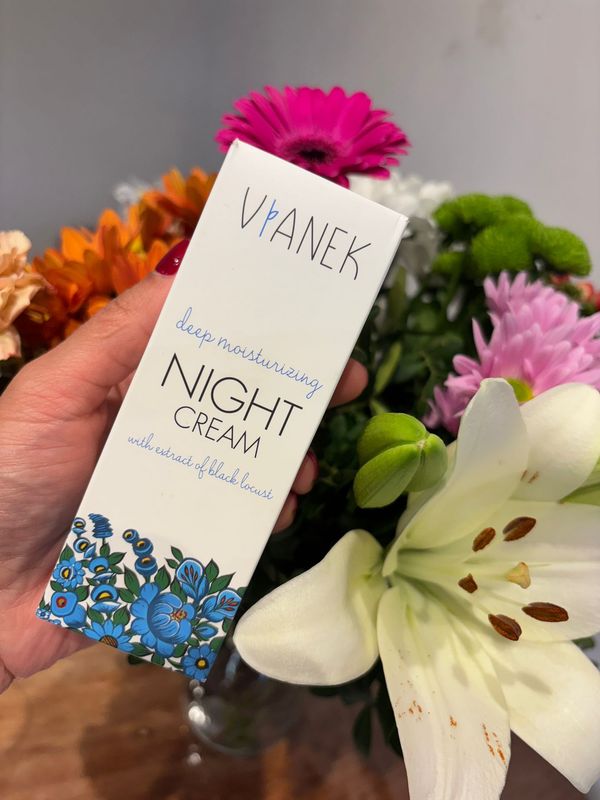 Crema facial de noche hidratante intensiva Vianek, 50 ml