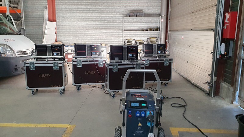 Test d'autonomie d'un Wattman pour alimenter 4 vortex 8