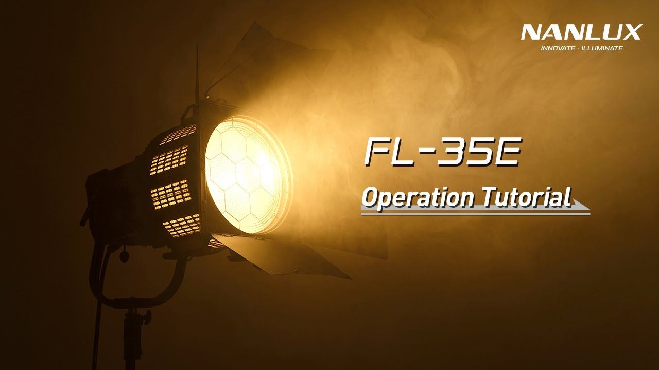 NANLUX FL-35E lentille Fresnel motorisée