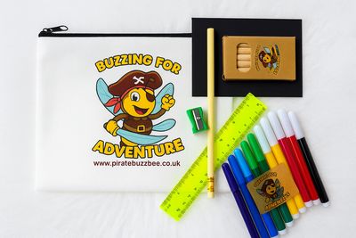 Buzzing for Adventure Pencil Case (full)