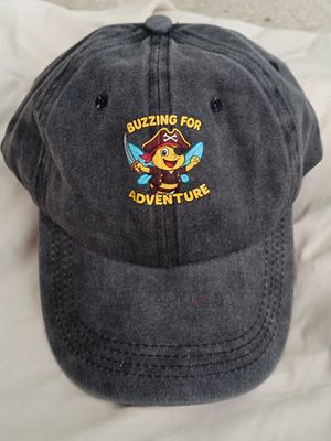 Pirate Buzzbee “Buzzing for Adventure” Baseball Cap