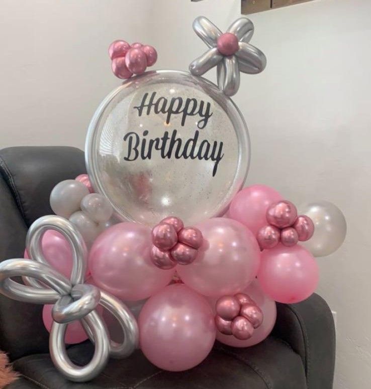 Blush Blossoms Balloon Bouquet