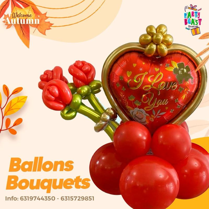 Autumn Love Balloon Bouquet