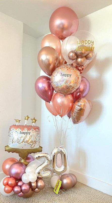 Happy Birthday Balloon Arrangement
