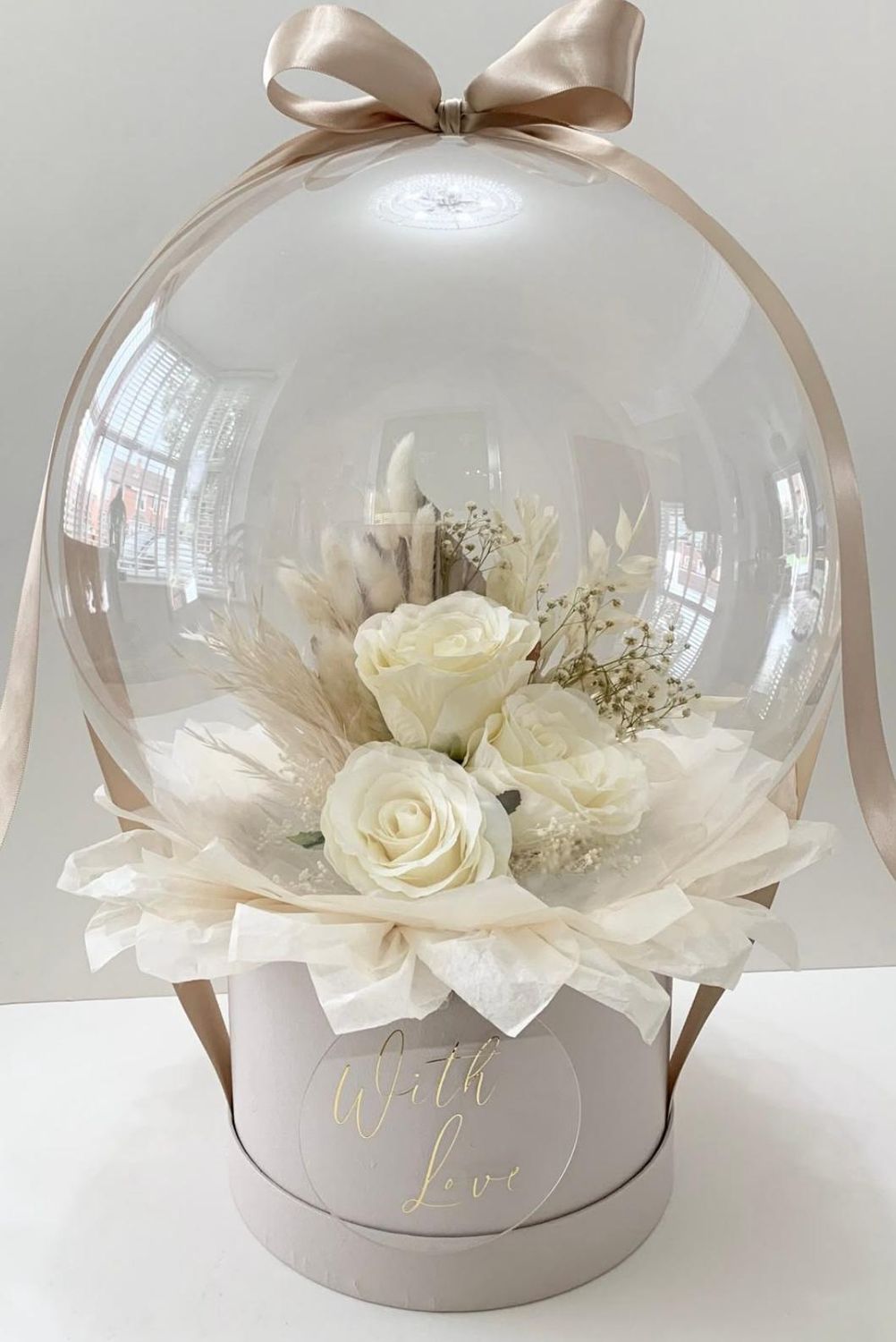 Bubble Rose Balloon Arrangement