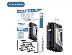 RAZ TN TRIPLE BERRY ICE 9000 PUFFS