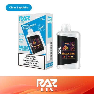 RAZ CLEAR DIAMOND 25000 PUFFS