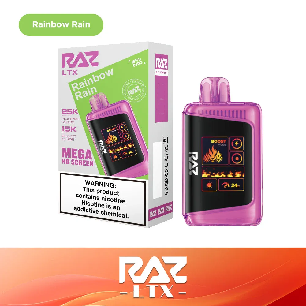 RAZ RAINBOW RAIN 25000 PUFFS