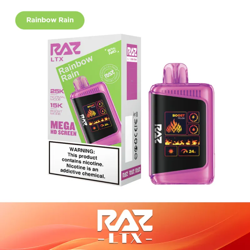RAZ RAINBOW RAIN 25000 PUFFS