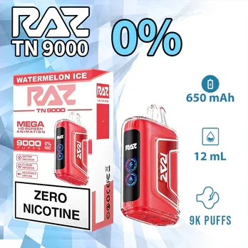 RAZ TN ZERO WATERMELON ICE 9000 PUFFS