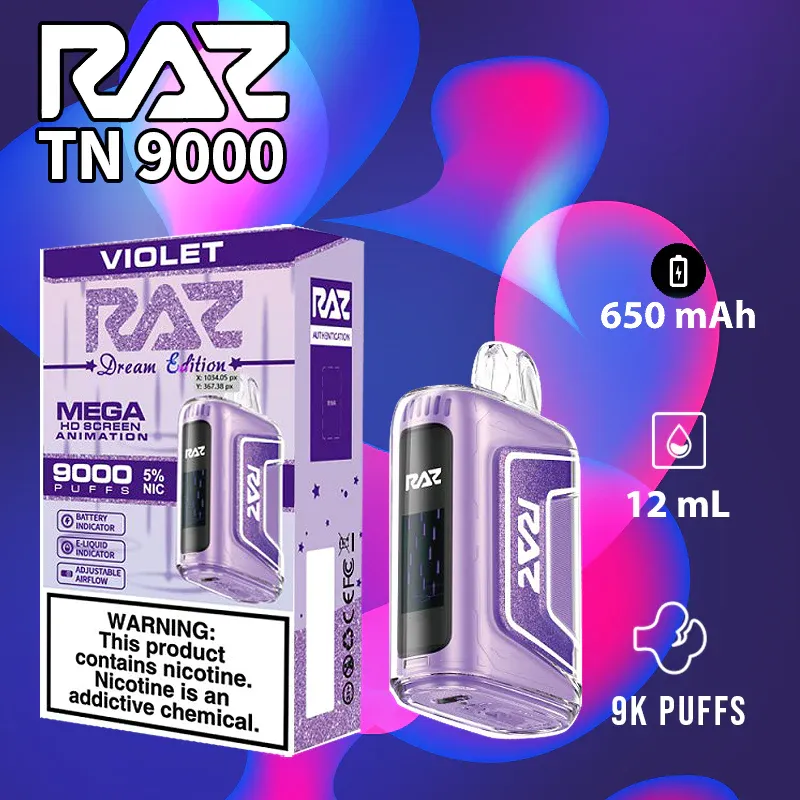 RAZ TN VIOLET DREAM EDITION 9000 PUFFS