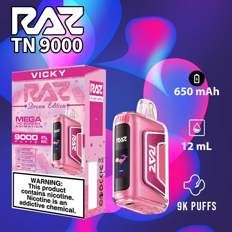 RAZ TN VICKY DREAM EDITION 9000 PUFFS