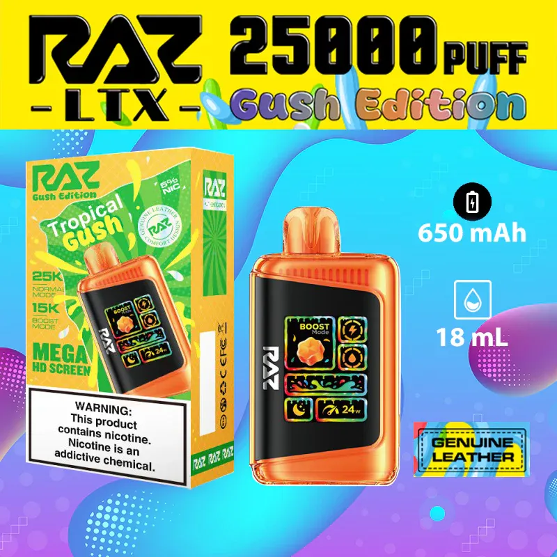 RAZ LTX TROPICAL GUSH EDITION 25000 PUFFS