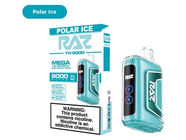 RAZ POLAR ICE TN 9000 PUFFS