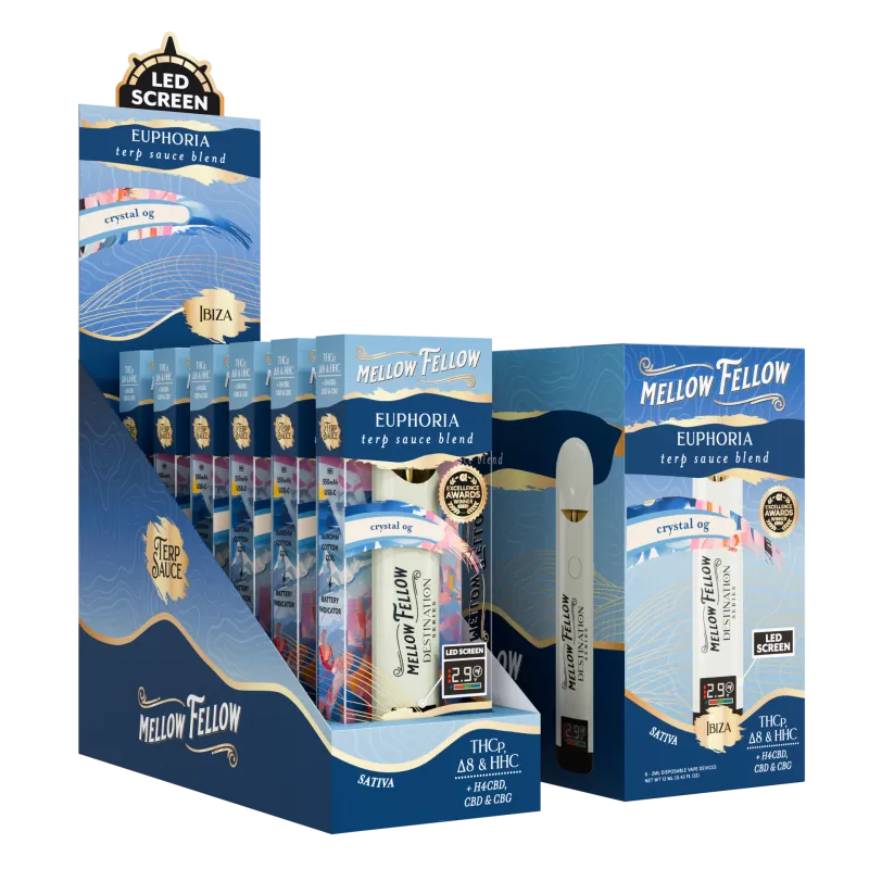 MELLOW FELLOW – 2ML EUPHORIA BLEND (CRYSTAL OG)