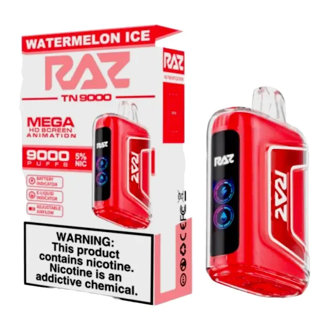 RAZ TN WATERMELON ICE 9000 PUFFS