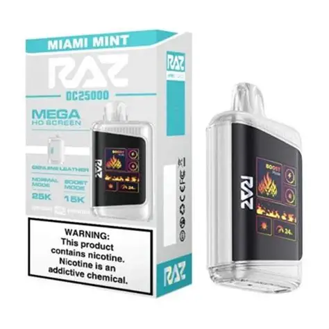 RAZ LTX MIAMI MINT 25000 PUFFS