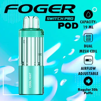 FOGER SWITCH PRO POD COOL MINT 30000 PUFFS