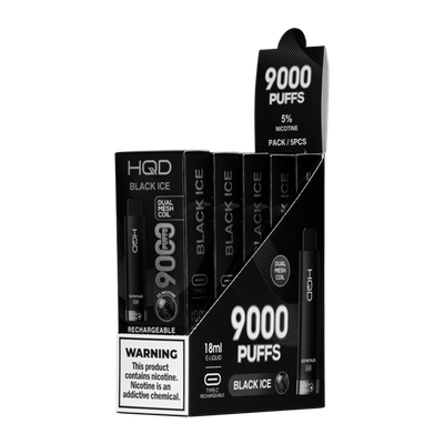 HQD CUVIE PLUS 2.0 BLACK ICE 9000 PUFFS