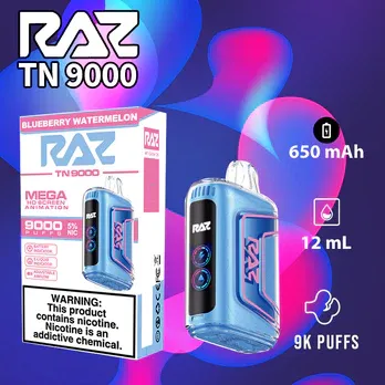 RAZ TN BLUEBERRY WATERMELON  9000 PUFFS