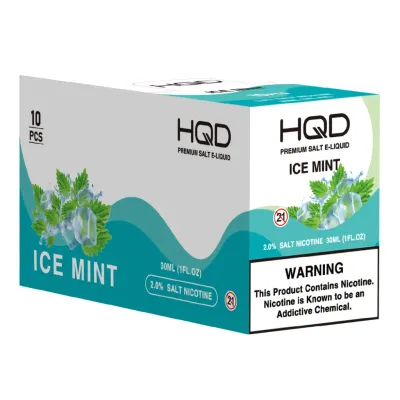 HQD PREMIUM SALT E-LIQUIT ICE MINT 2% 30 ML