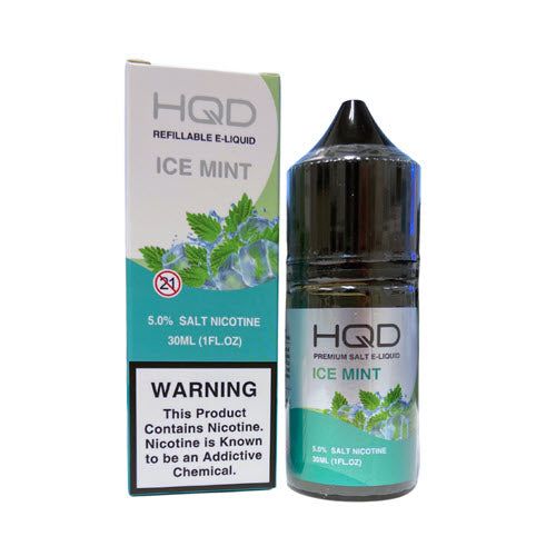 HQD PREMIUM SALT E-LIQUIT ICE MINT 2% 30 ML