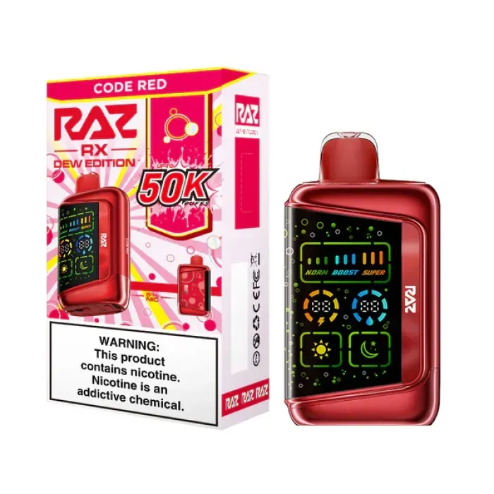 RAZ RX CODE RED 50000 PUFFS