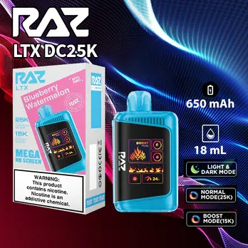 RAZ LTX BLUEBERRY WATERMELON 25000 PUFFS