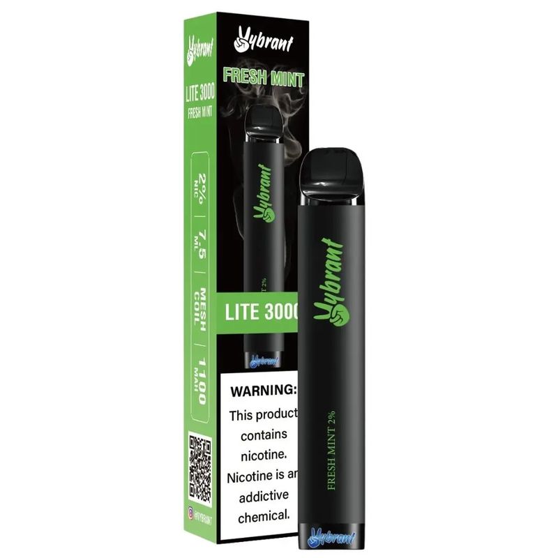 VYBRANT 2% FRESH MINT 3000 PUFFS