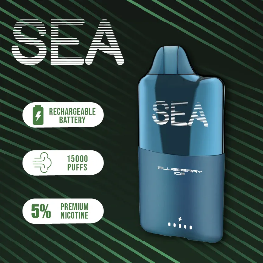 SEA BLUEBERRY ICE 15000 PUFFS