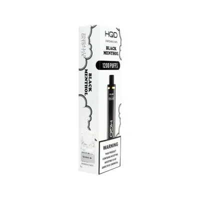 HQD CUVIE PLUS BLACK MENTHOL 1200 PUFFS