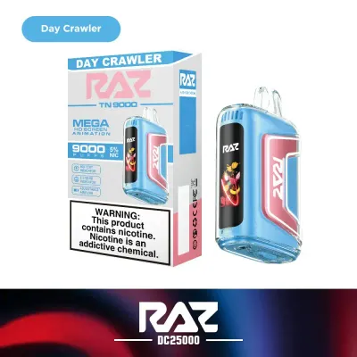 RAZ TN DAY CRAWLER 9000 PUFFS