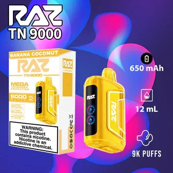 RAZ TN BANNA COCONUT 9000 PUFFS