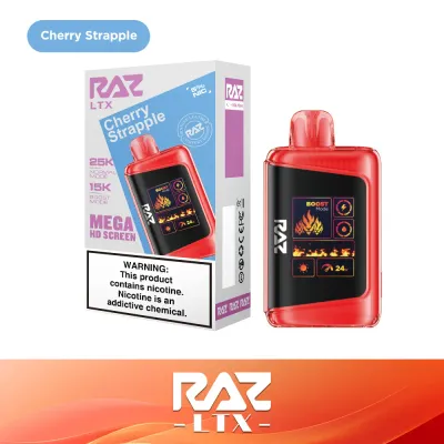 RAZ LTX CHERRY STRAPPLE 25000 PUFFS RAZ LTX CHERRY STRAPPLE 25000 PUFFS