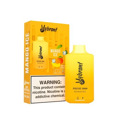 VYBRANT PRIME MANGO ICE 8000 PUFFS VYBRANT PRIME MANGO ICE 8000 PUFFS