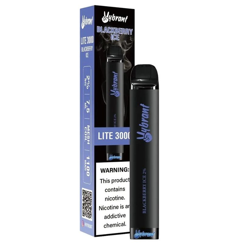 VYBRANT 2% BLACKBERRY ICE  3000 PUFFS