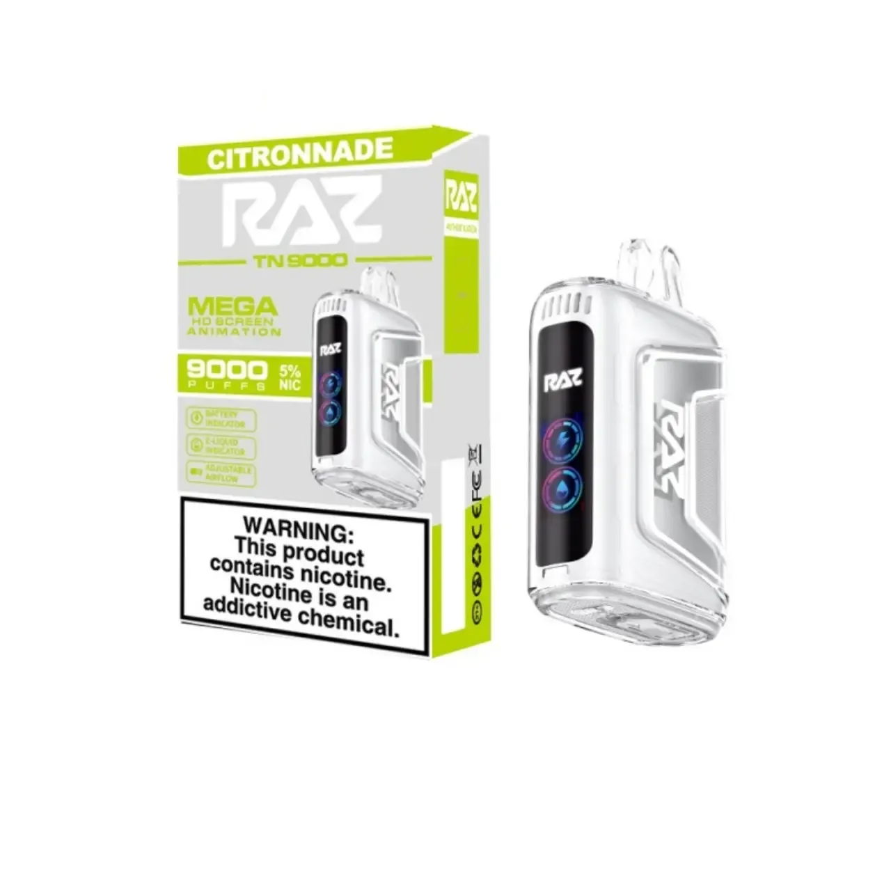 RAZ TN CITONNADE 9000 PUFFS RAZ TN CITONNADE 9000 PUFFS